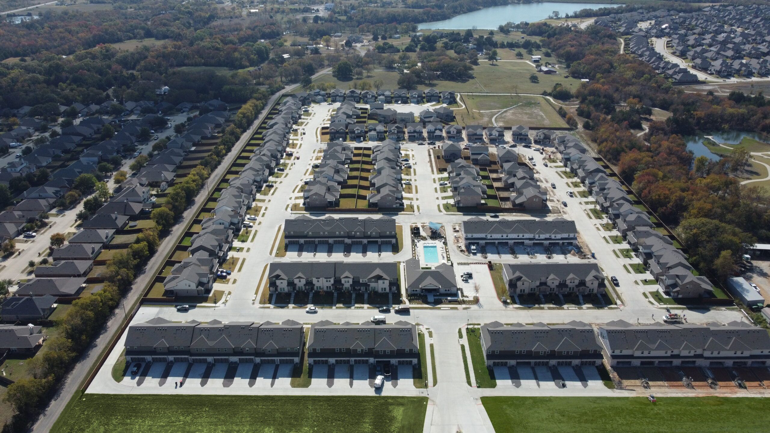 An aerial photo of Arden Park