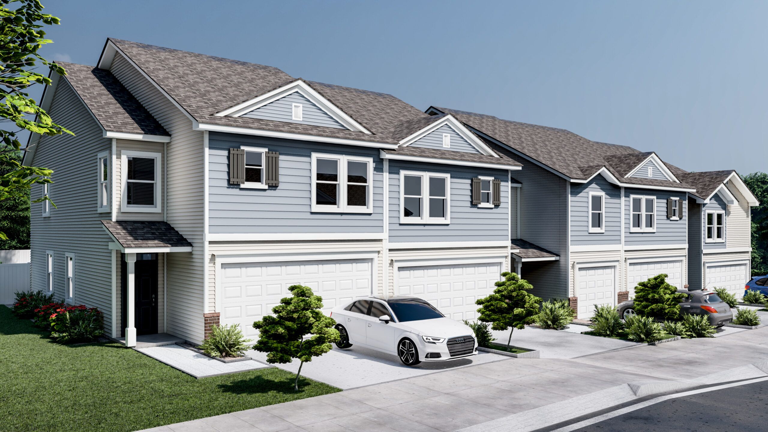 An exterior photo of a Bridge Tower rental home