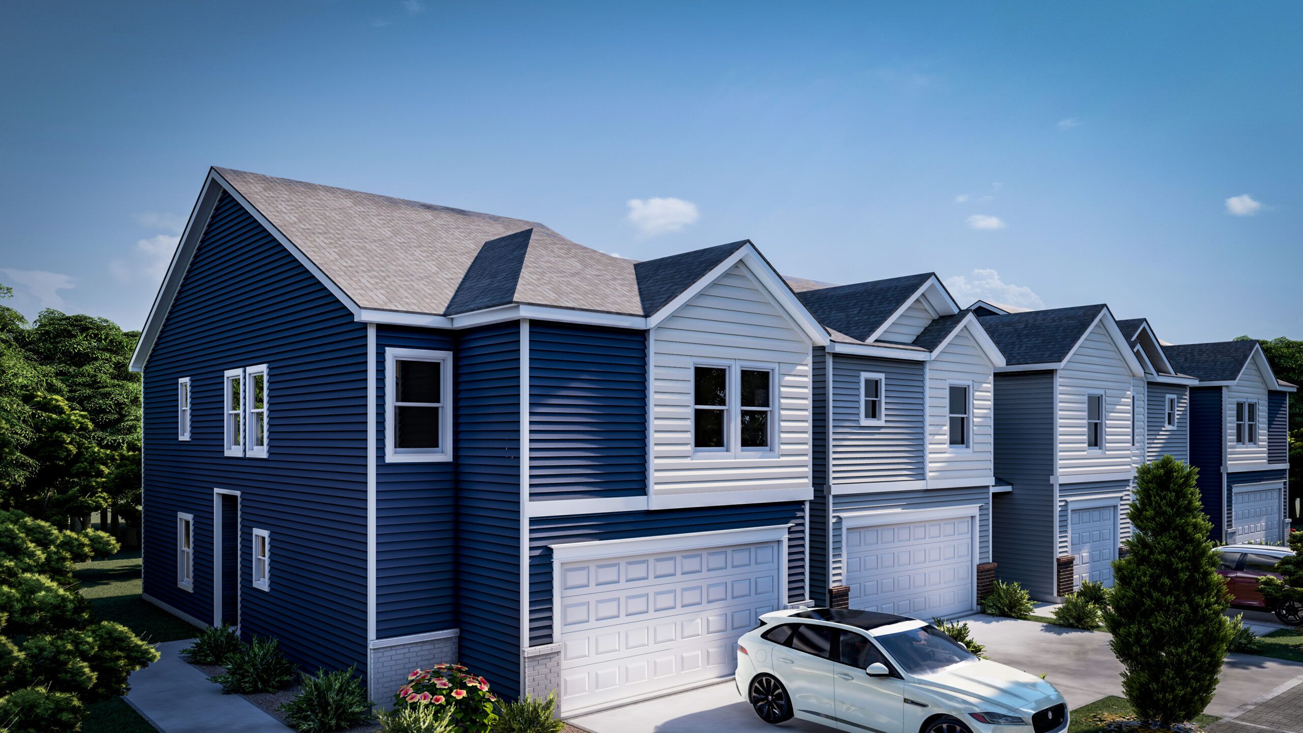 An exterior photo of a Bridge Tower rental home