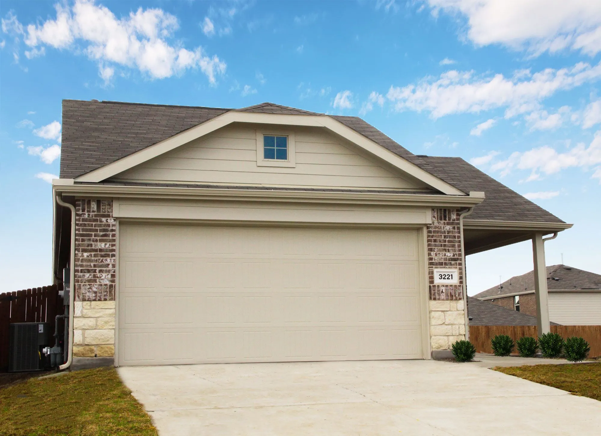 An exterior photo of a rental property
