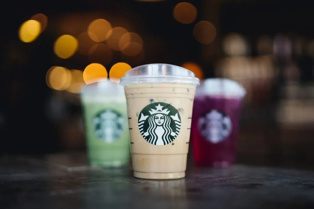 A photo of a Starbucks drink