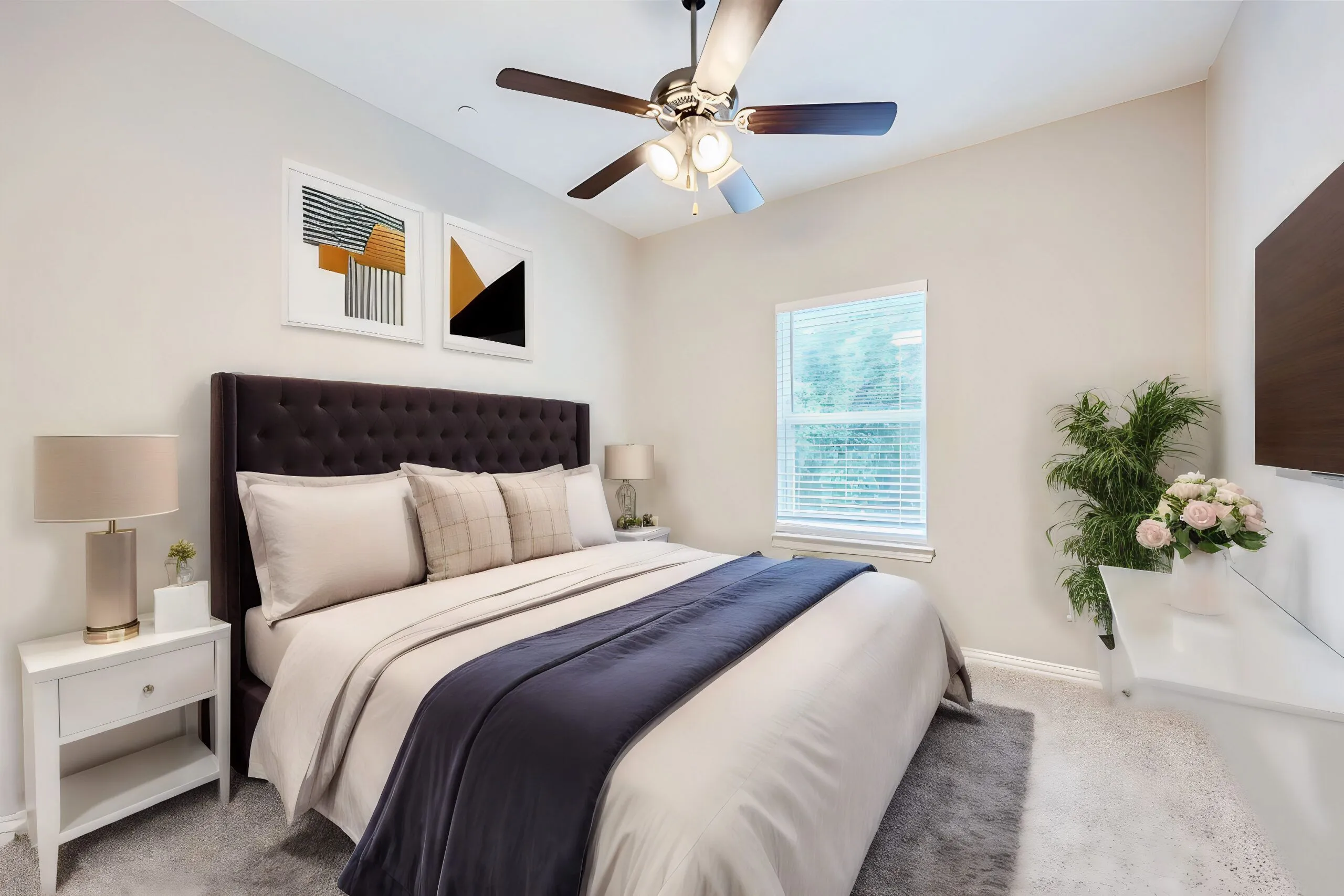 A bedroom photo of a Lewisville Townhome for rent