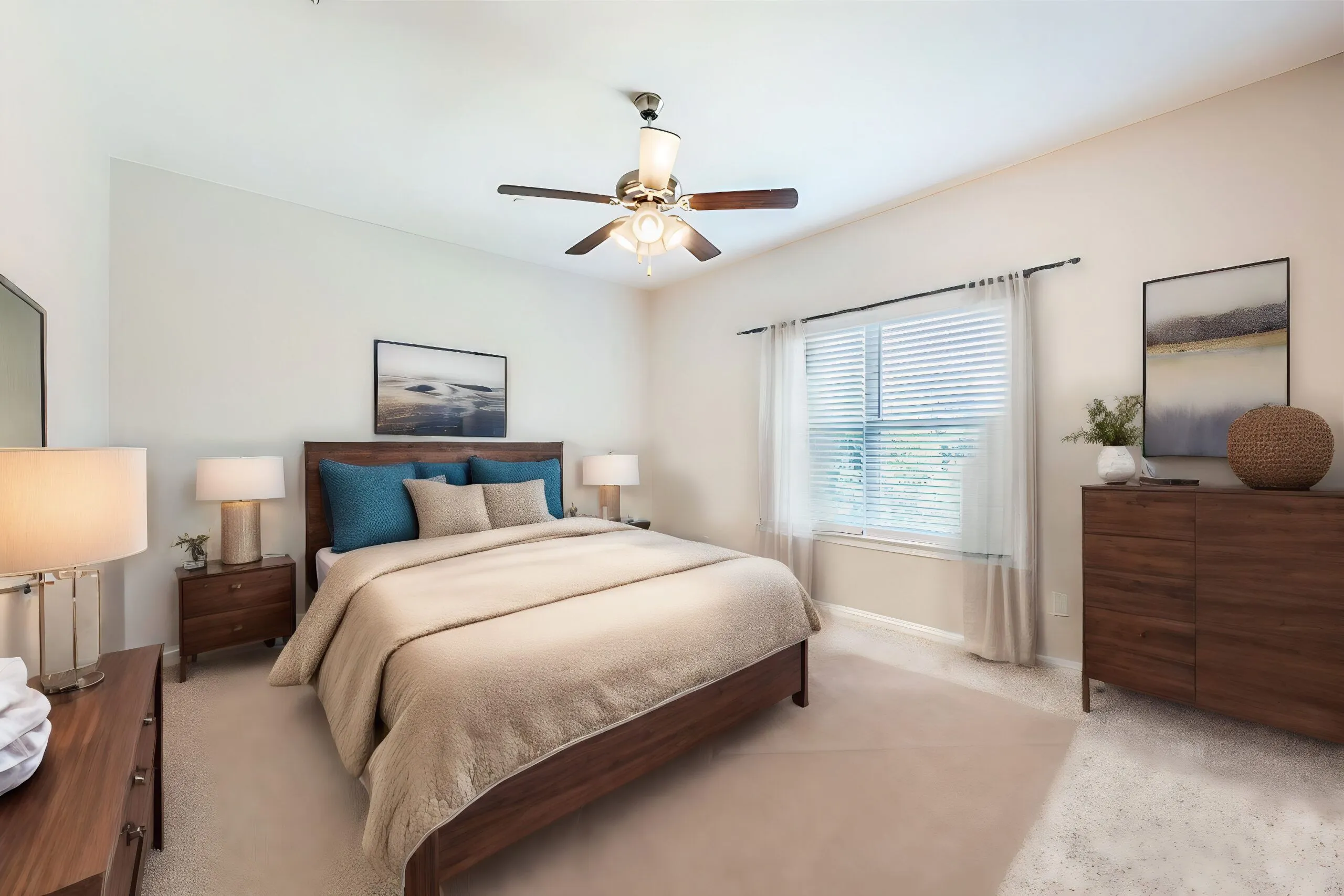 An bedroom photo of a Lewisville Townhome for rent