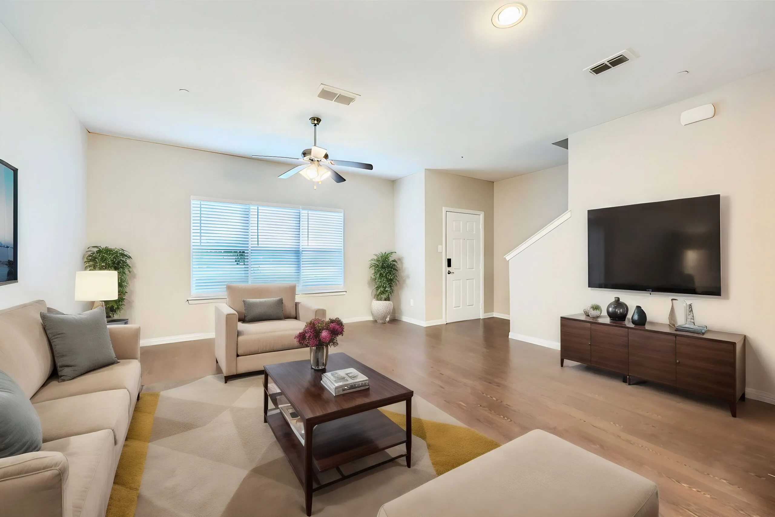 A living room photo of a Lewisville Townhome for rent