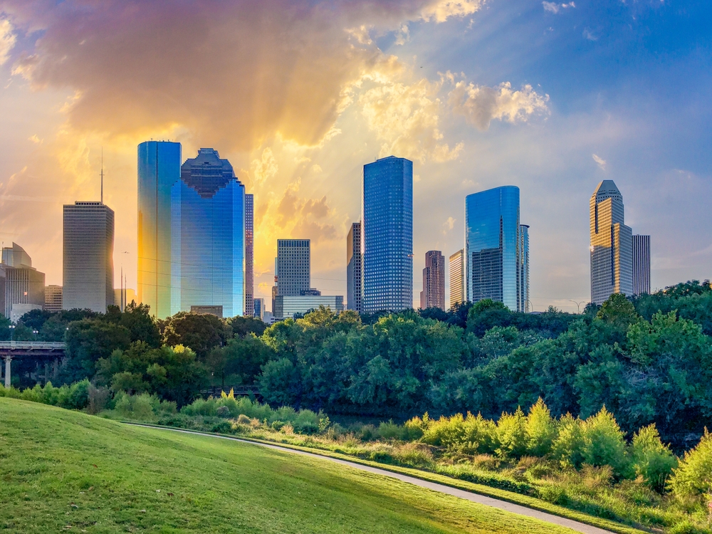 Skyscrapers in Houston, TX